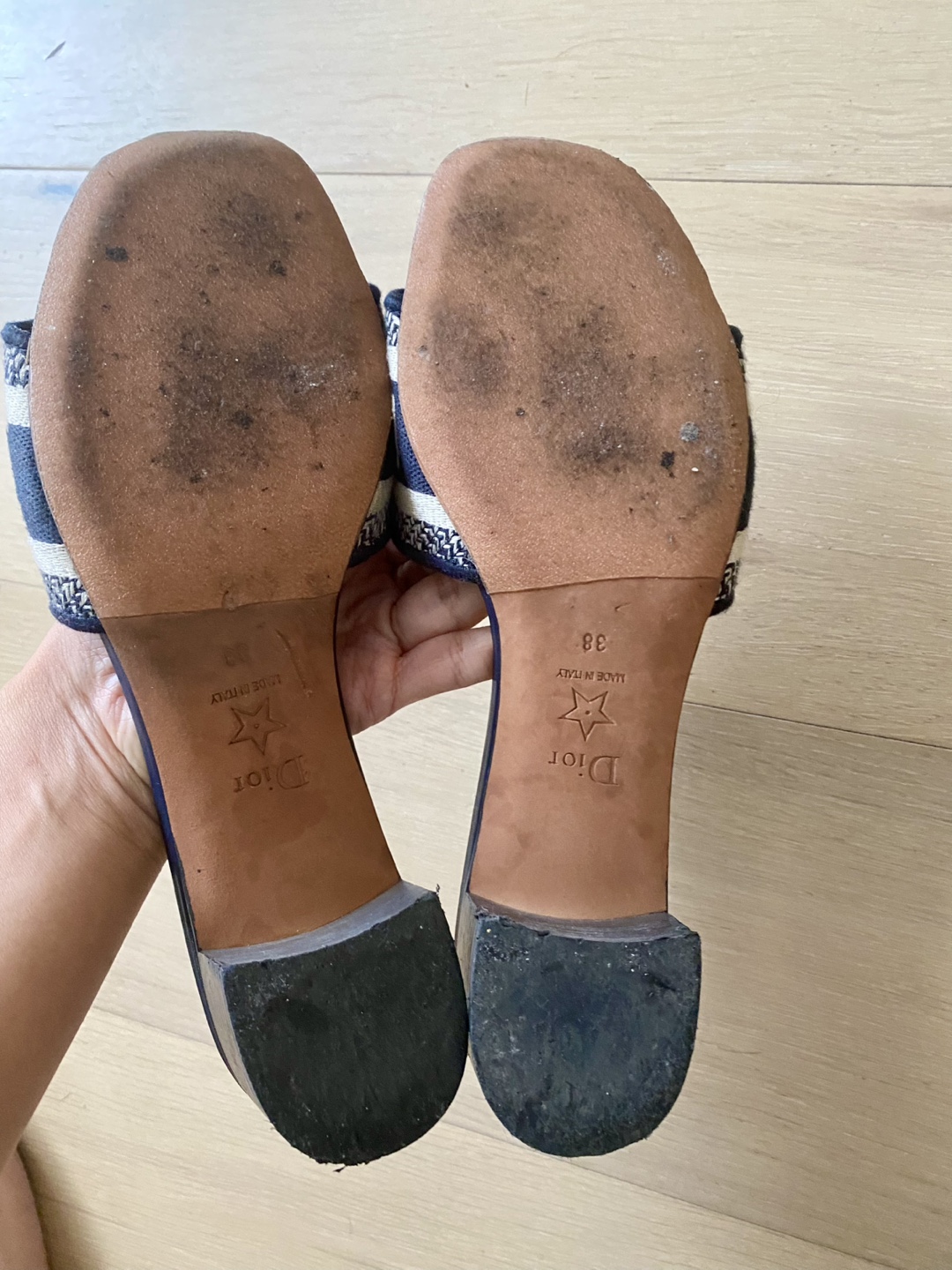 Paris Blue Slides - Size 38 - photo 4
