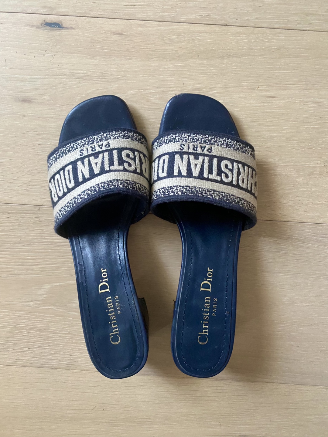 Paris Blue Slides - Size 38 - photo 2