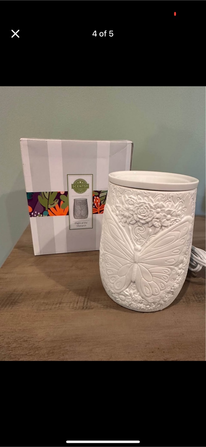 New Scentsy Flight of the Monarch Warmer - photo 3