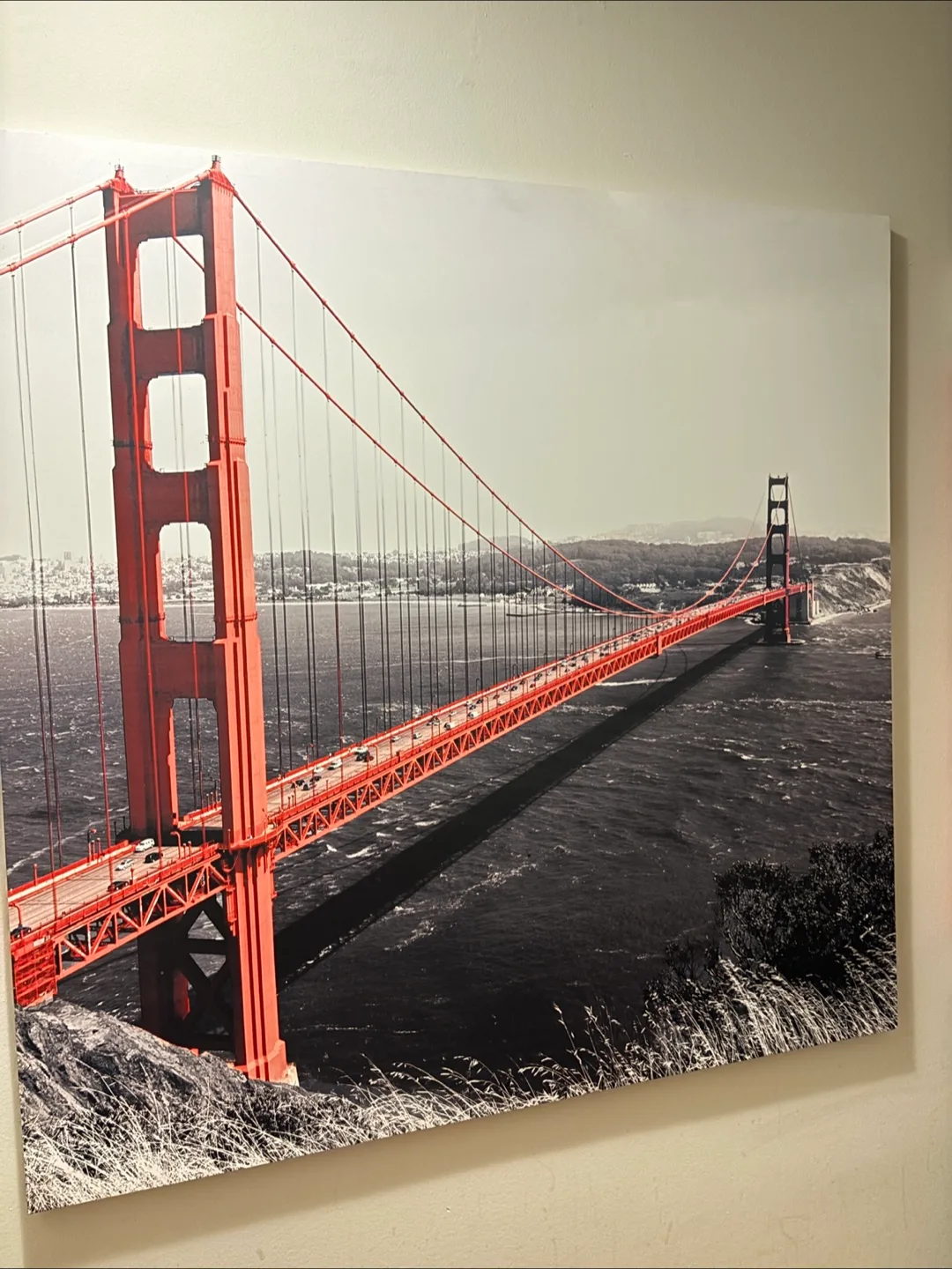 LevvArts San Francisco Golden Gate Bridge Canvas Wall Art thumbnail