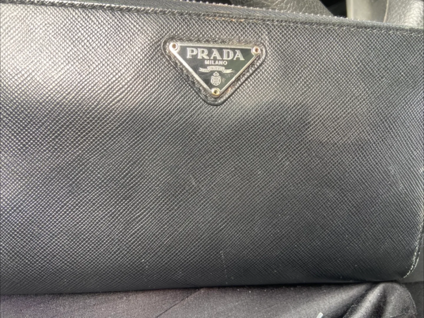 PRADA long zip document card wallet  AUTHENTIC image indicator(3)