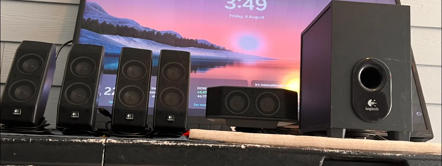 Logitech X-540 Five Speaker Home Theatre Set thumbnail