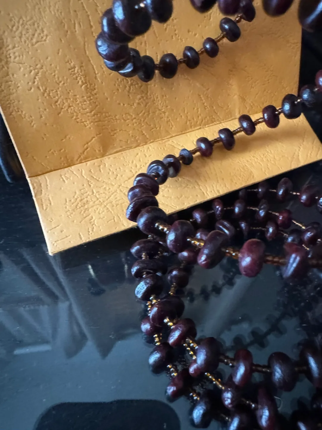 Handmade Beaded Necklace & Earrings Set image indicator(5)