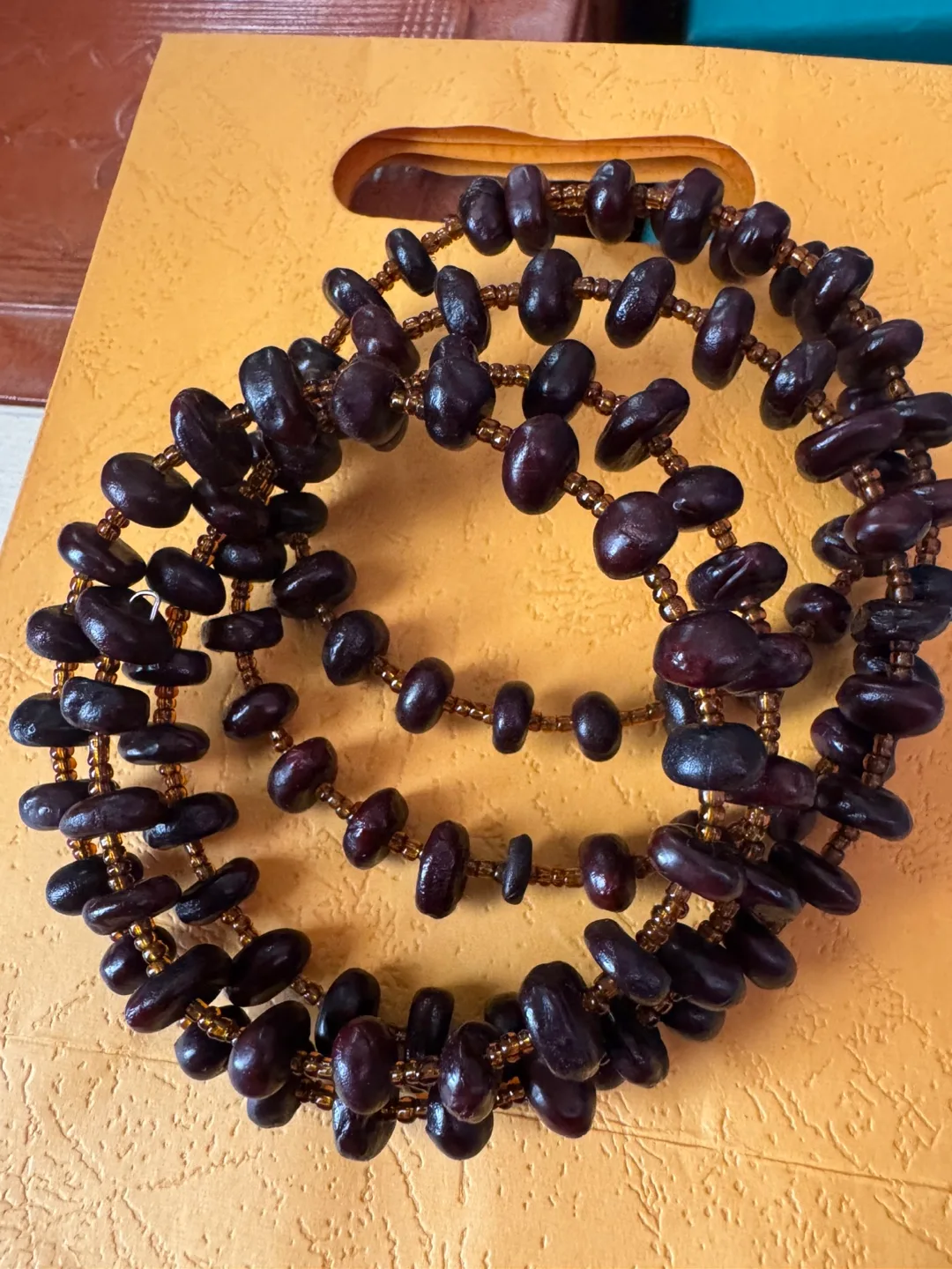 Handmade Beaded Necklace & Earrings Set image indicator(4)