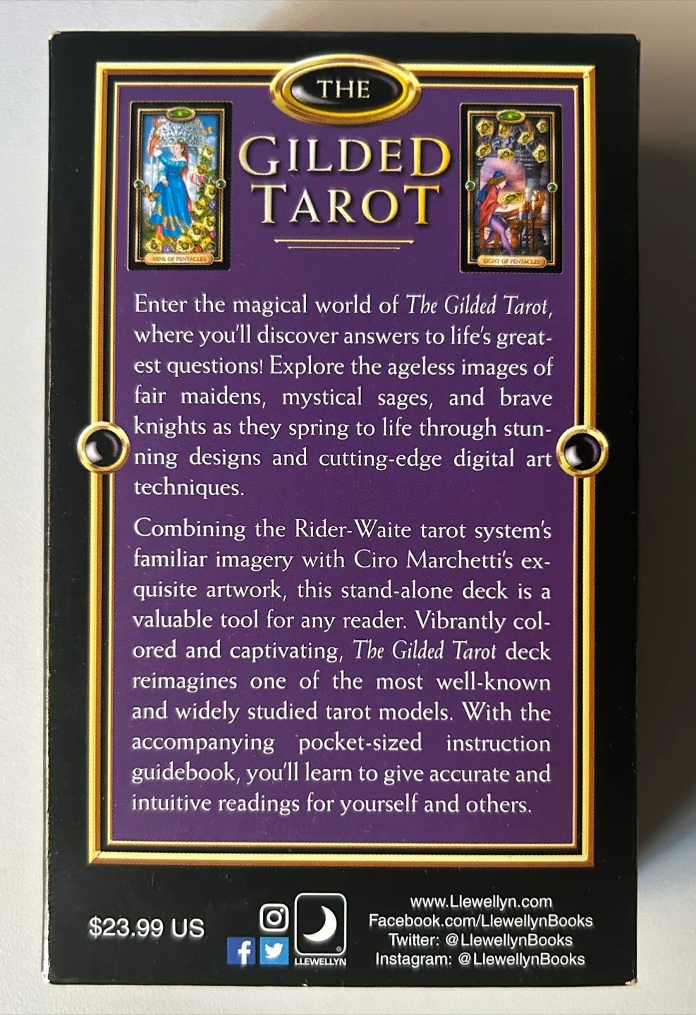 Brand New: The Gilded Tarot by Ciro Marchetti image indicator(2)
