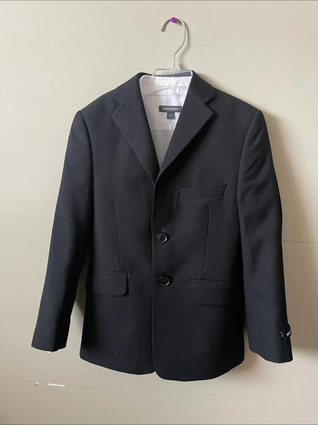 Bellissimo Kids Black Suit with pants set - Size 5-6 image indicator(2)