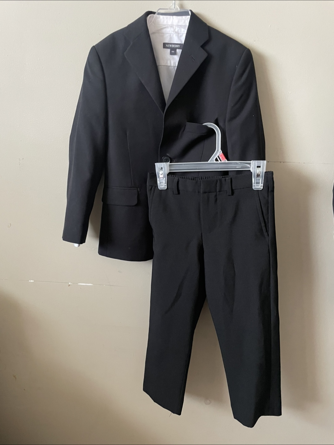 Bellissimo Kids Black Suit with pants set - Size 5-6