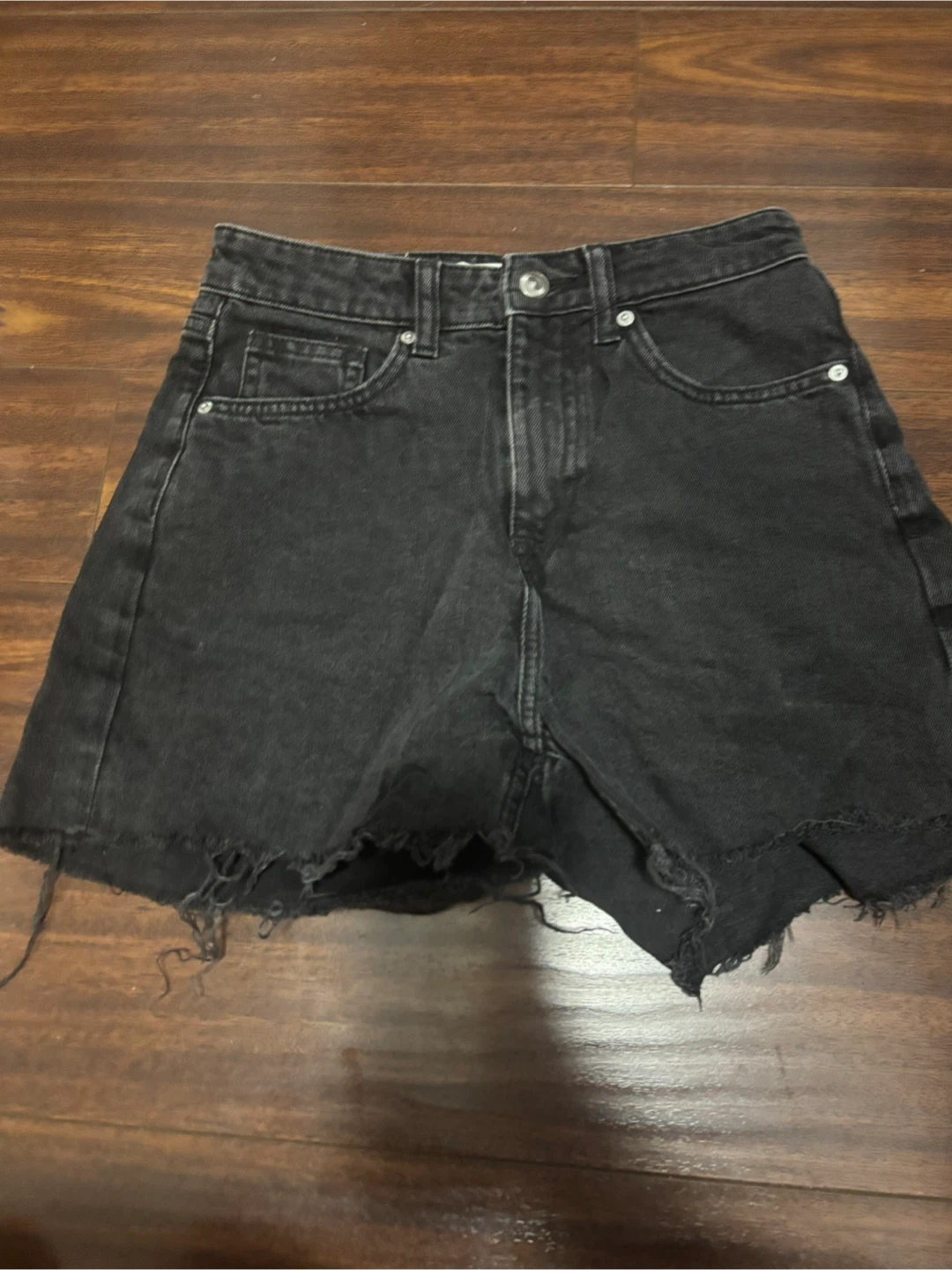 H&M Black Denim Shorts - Size US 2