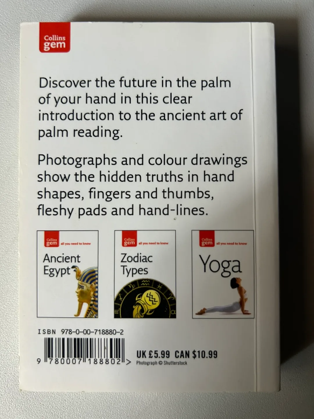 New: Pocket Sized Collins Gem Palm Reading Book image indicator(2)