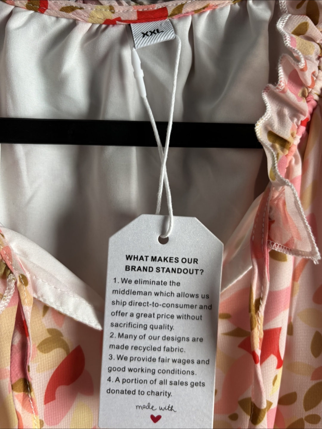 Floral Print Dress - SizeXl - photo 5
