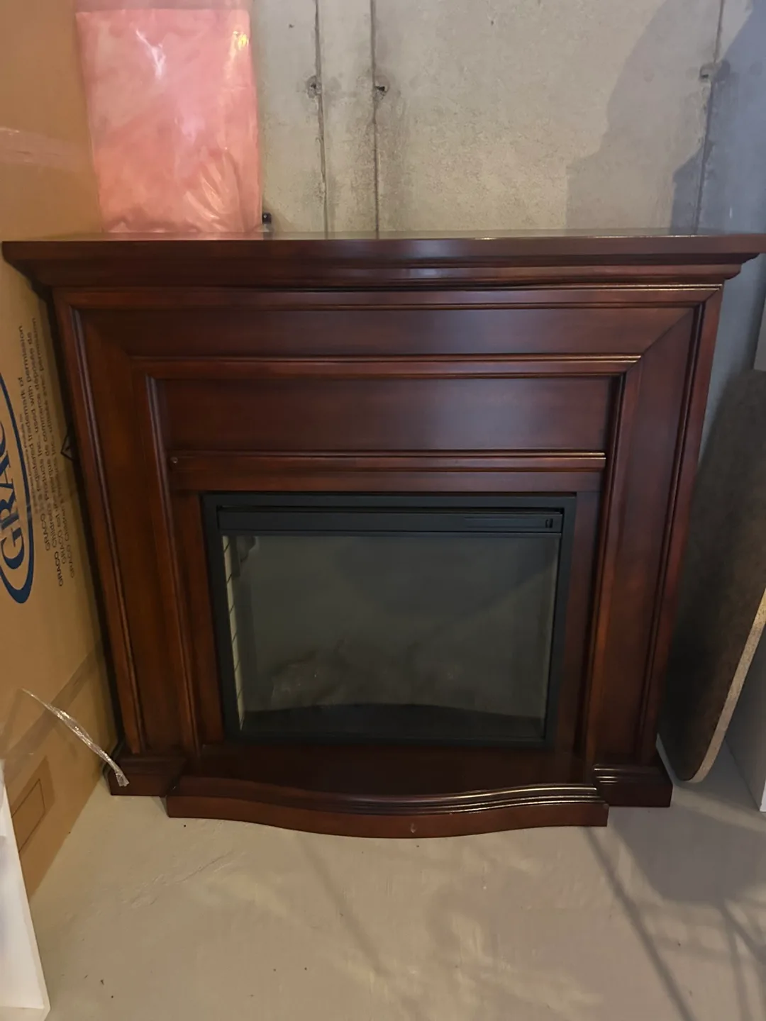 Fireplace  - Dark Wood Finish thumbnail
