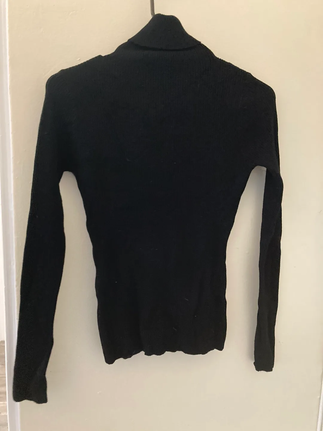 3 Ribbed Turtleneck Long Sleeve Top thumbnail
