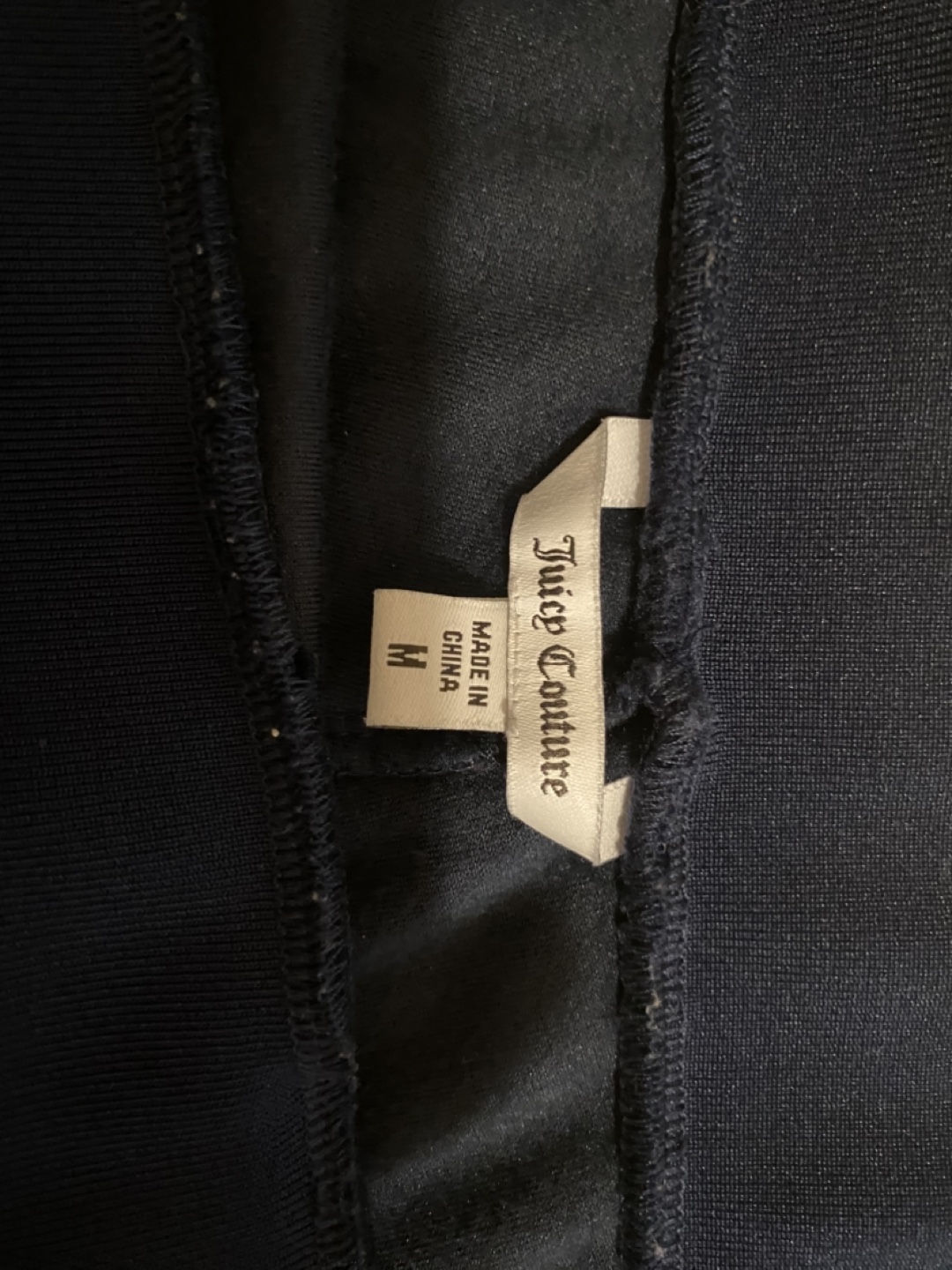 Juicy Couture Navy Blue Velour Pants - photo 3