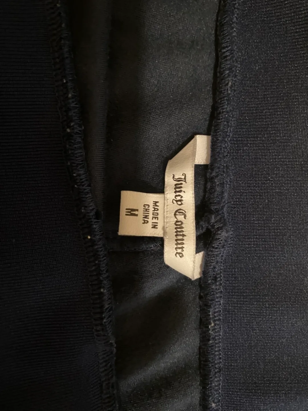 Juicy Couture Navy Blue Velour Pants image indicator(3)