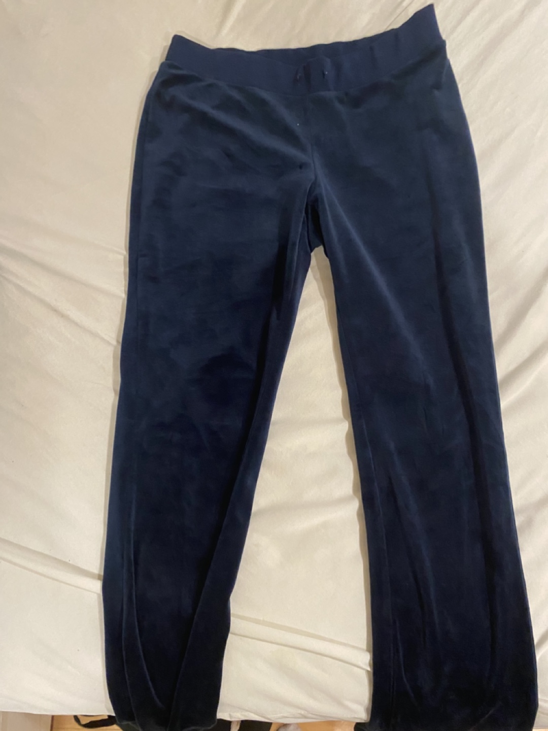 Juicy Couture Navy Blue Velour Pants - photo 2