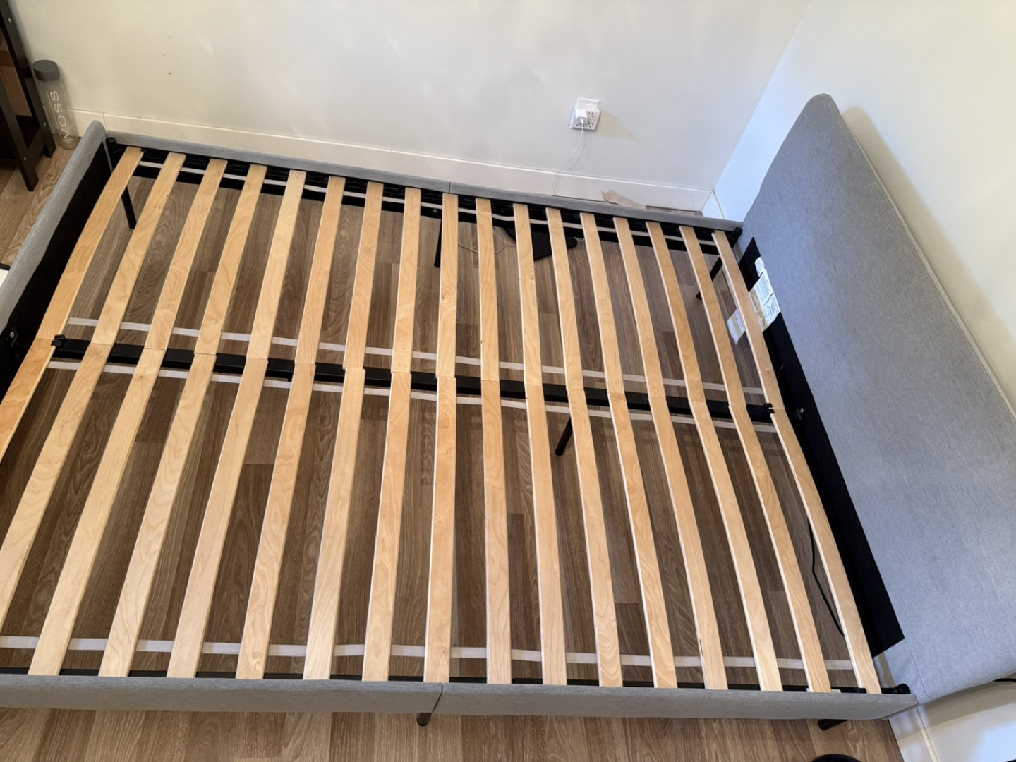 IKEA Queen Size Grey Bed Frame - photo 5