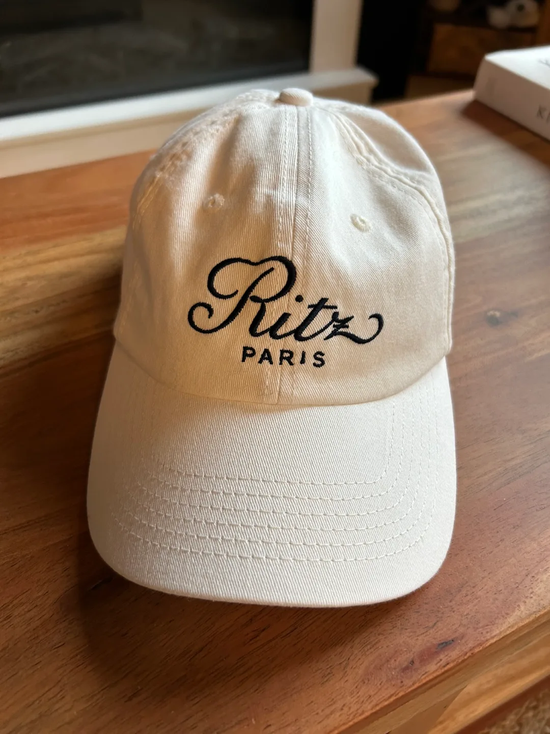 FRAME x Ritz Paris Cream Baseball Cap thumbnail