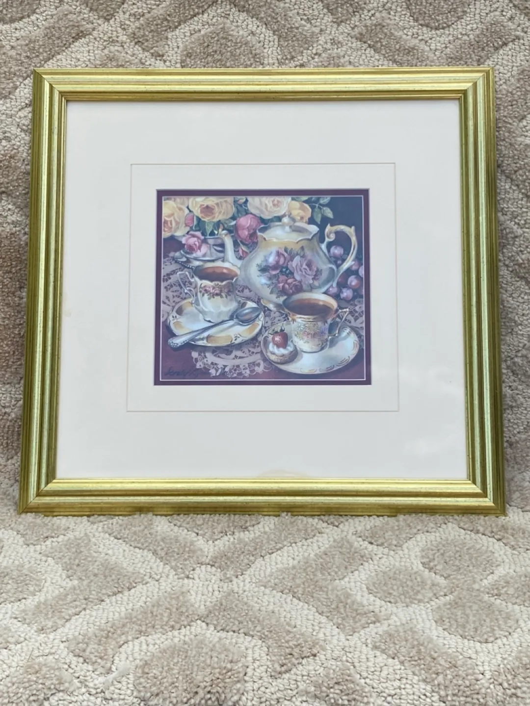 Framed Sandy Lynn Clough Art Print-Tea Art! image indicator(2)