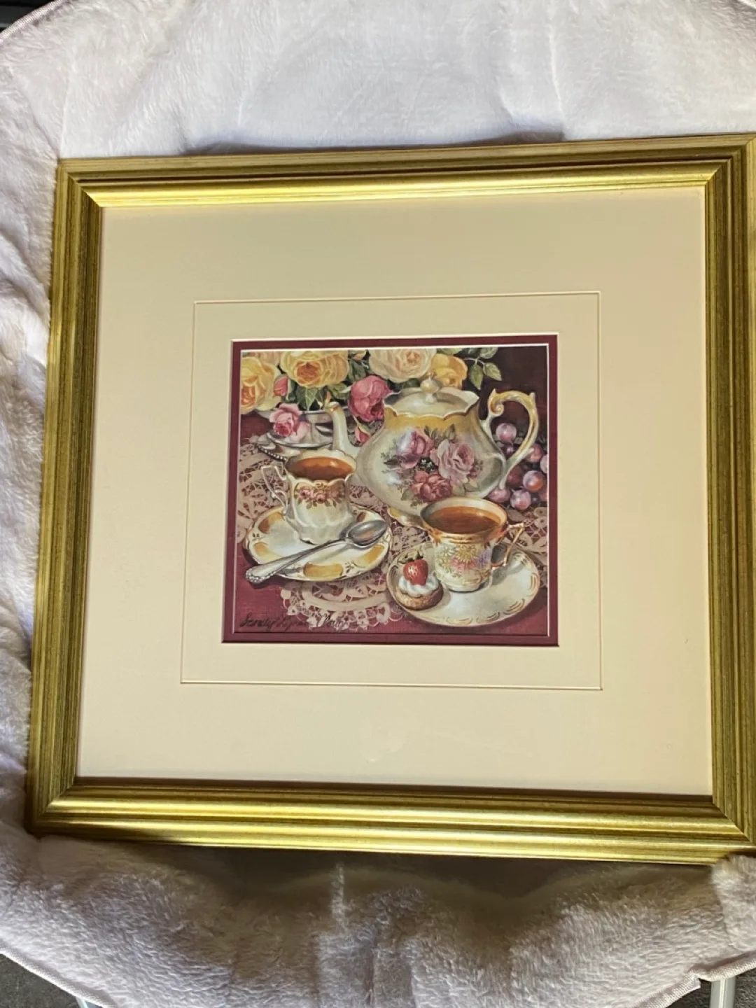Framed Sandy Lynn Clough Art Print-Tea Art! thumbnail