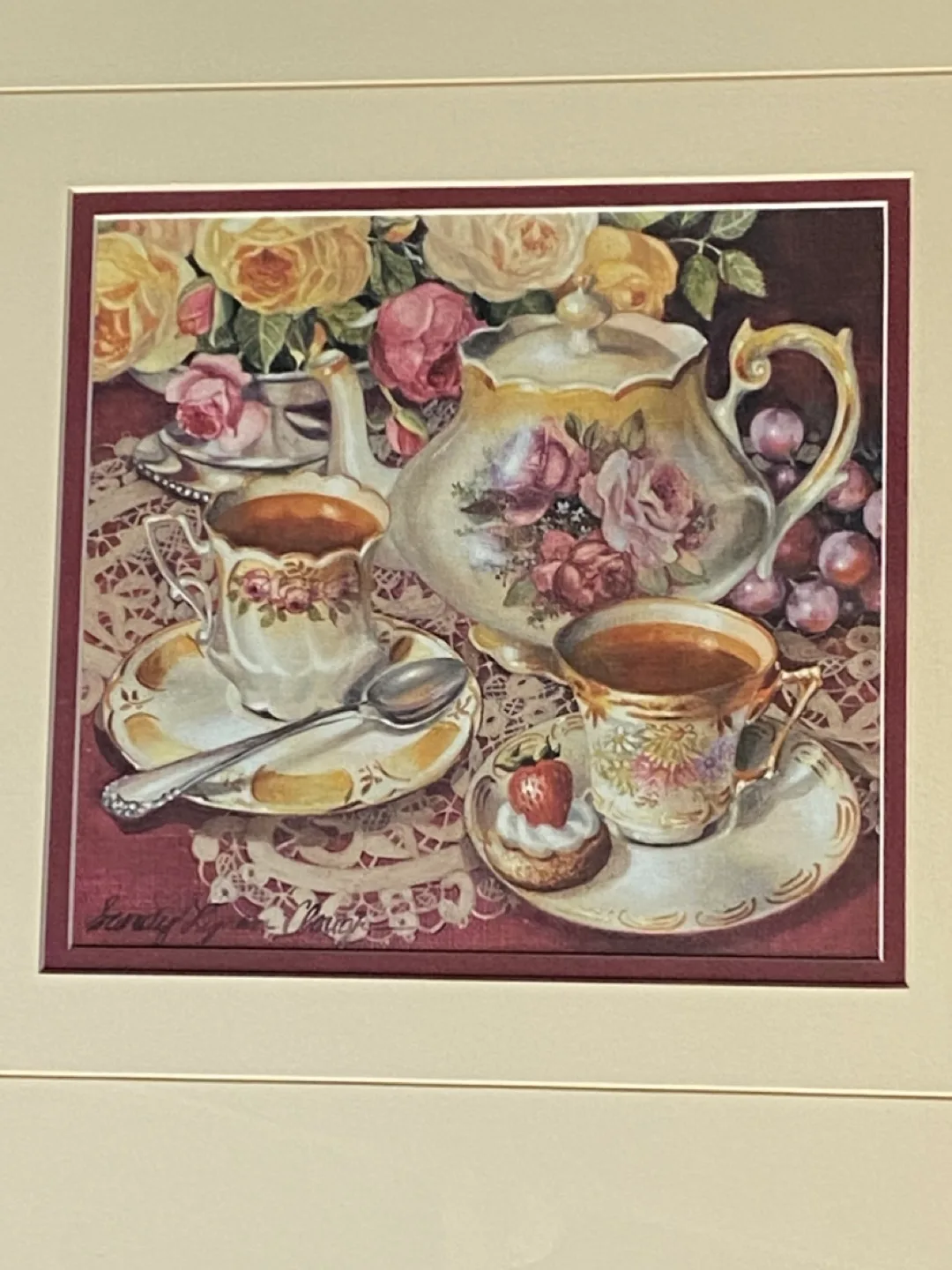 Framed Sandy Lynn Clough Art Print-Tea Art! image indicator(6)