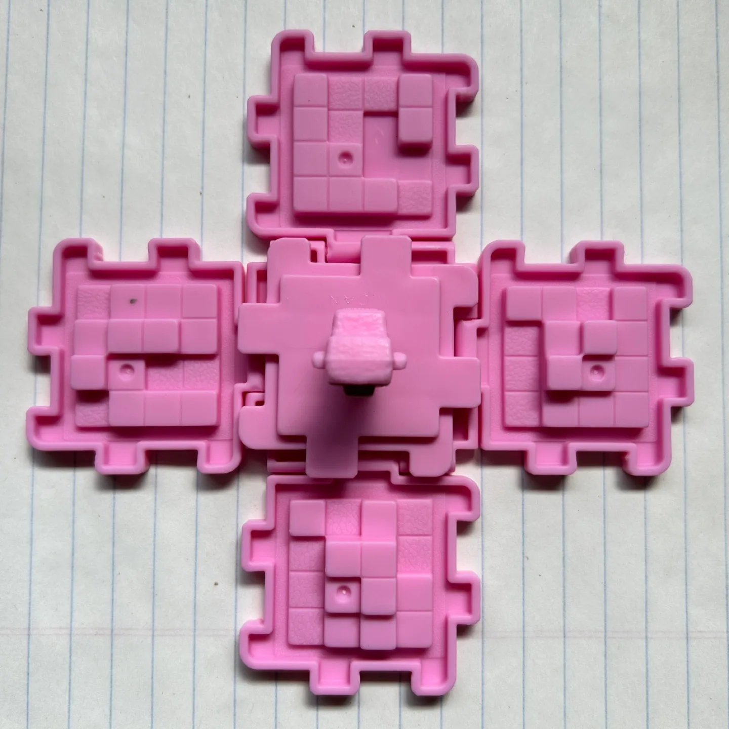 McDonald's Minecraft Pink Wool Block & Pink Sheep Toy image indicator(4)
