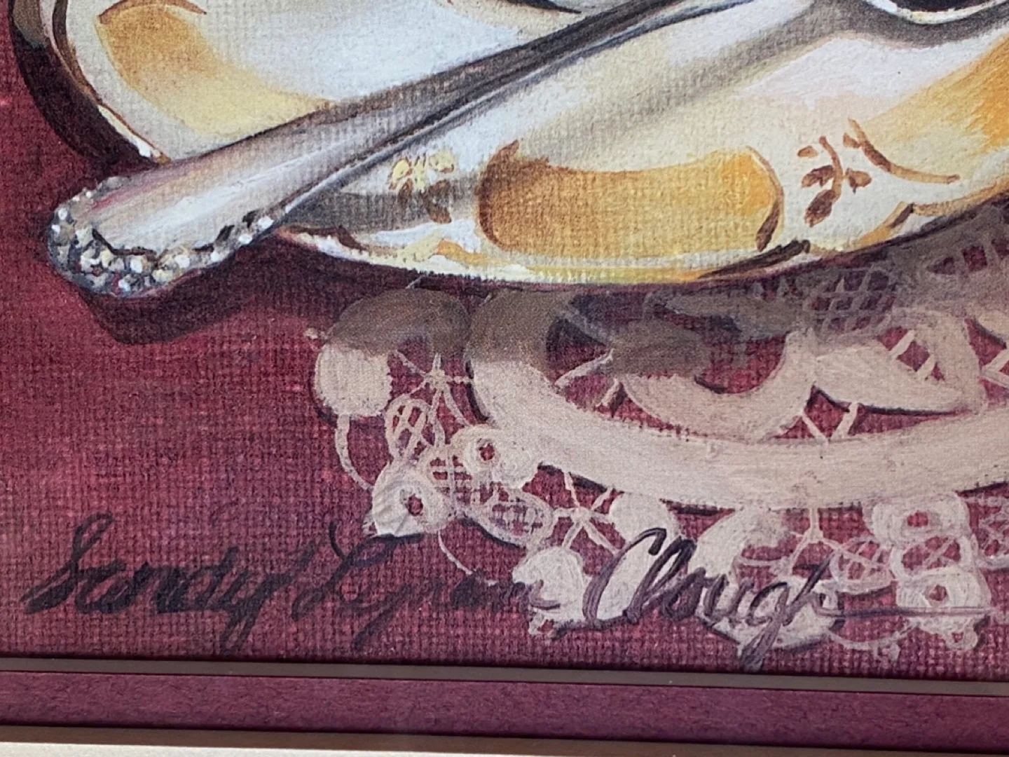 Framed Sandy Lynn Clough Art Print-Tea Art! image indicator(5)