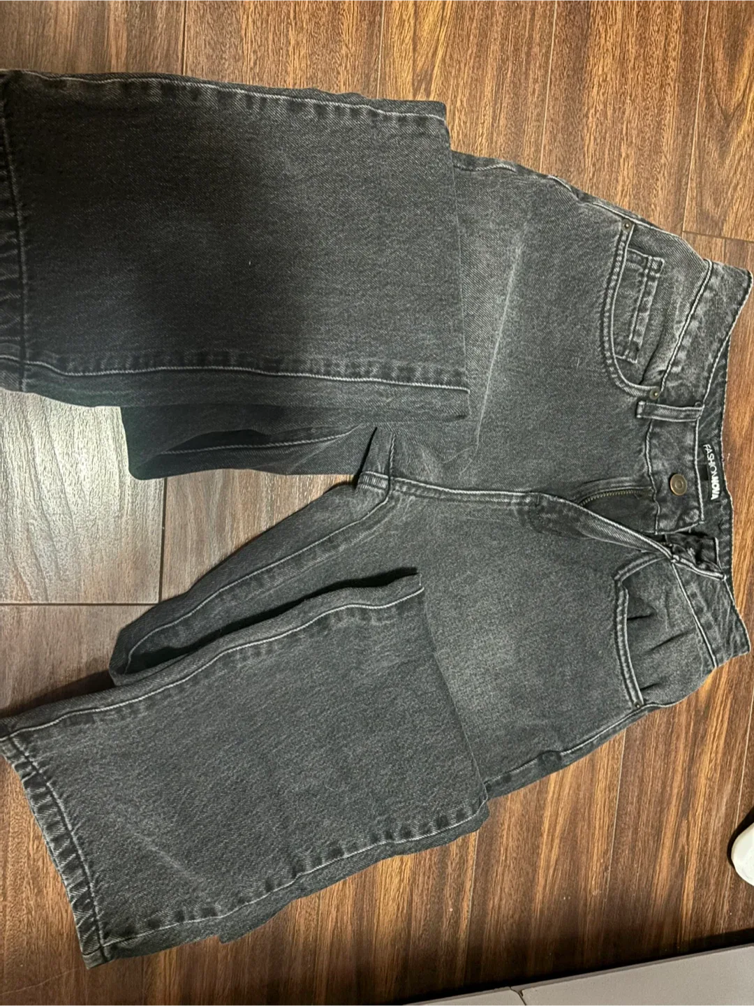 Fashion Nova Black Distressed Jeans thumbnail