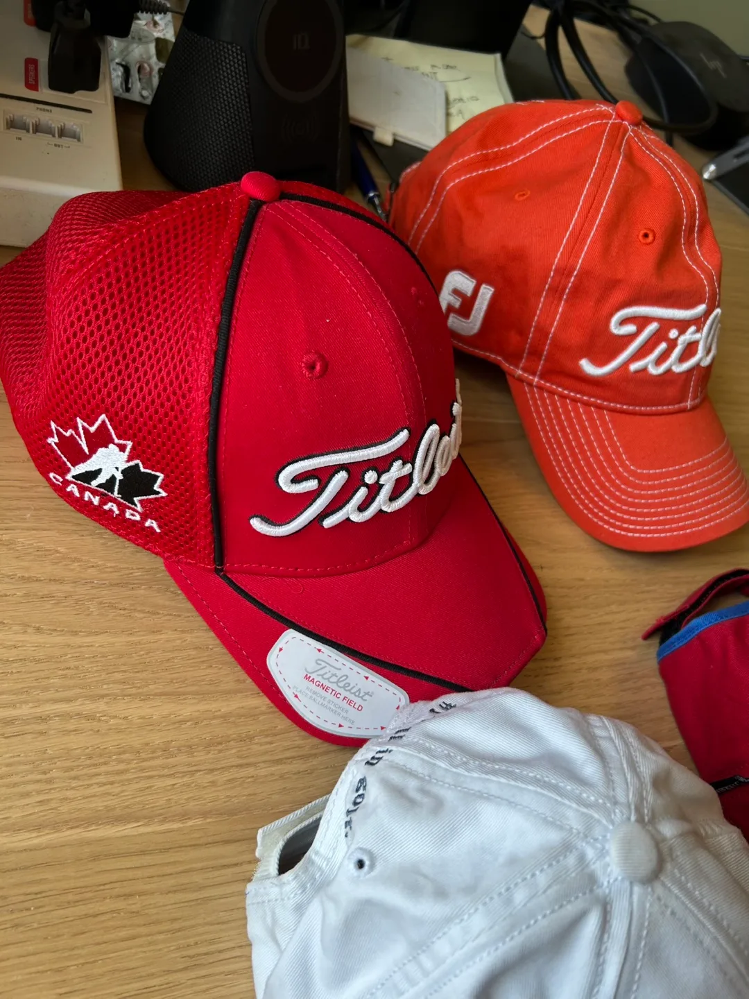 NEW Titleist Golf Hats (4) from Personal Collection image indicator(4)