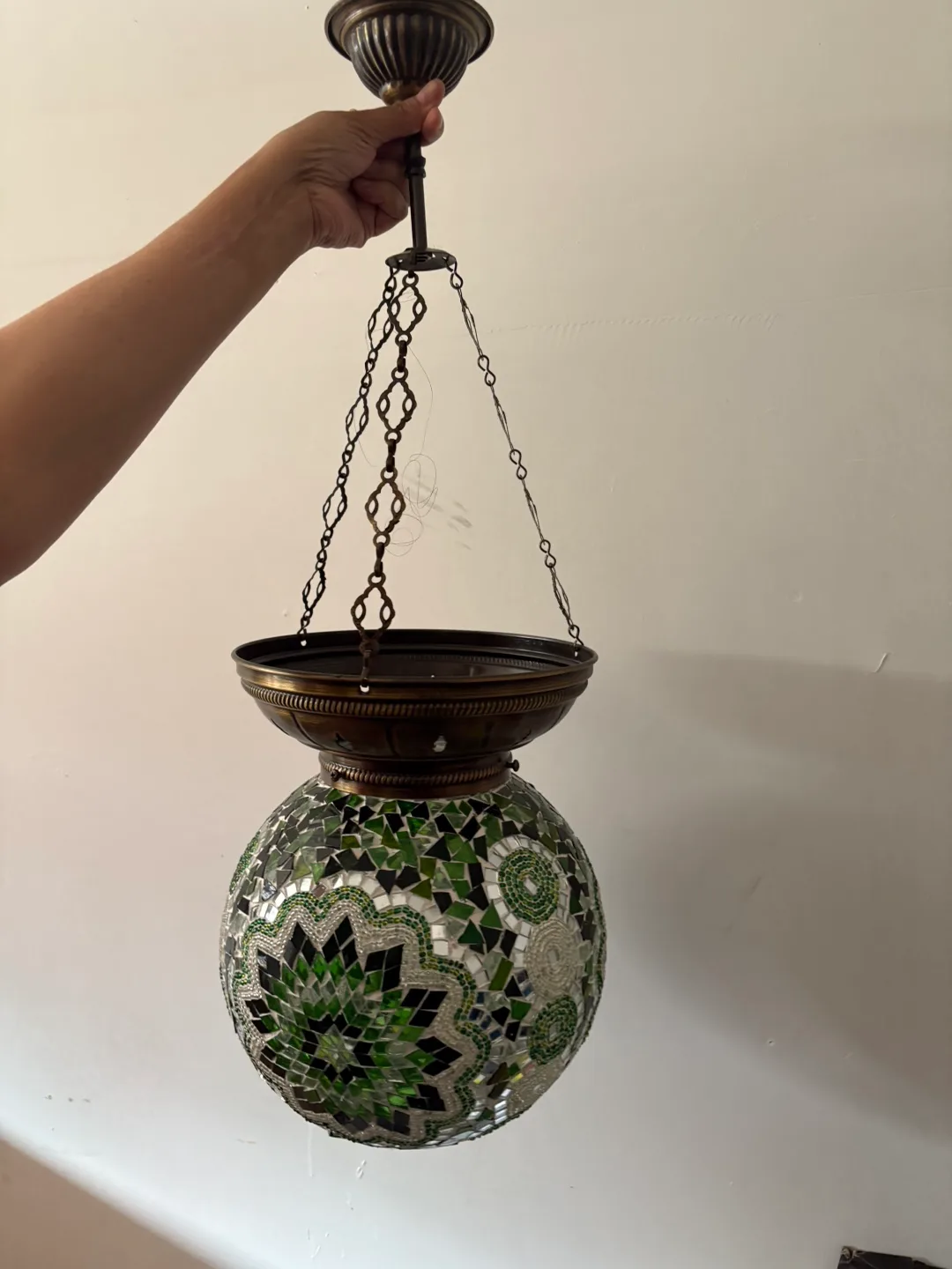 Mosaic Glass Pendant Light (2) thumbnail