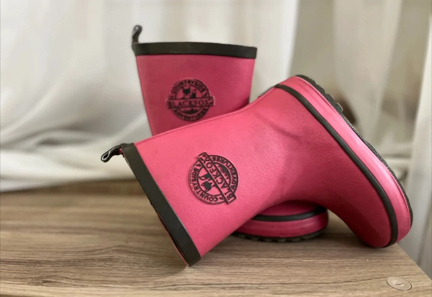 Blackfox Pink Rain Boots - Size 25 (8 US) image indicator(3)