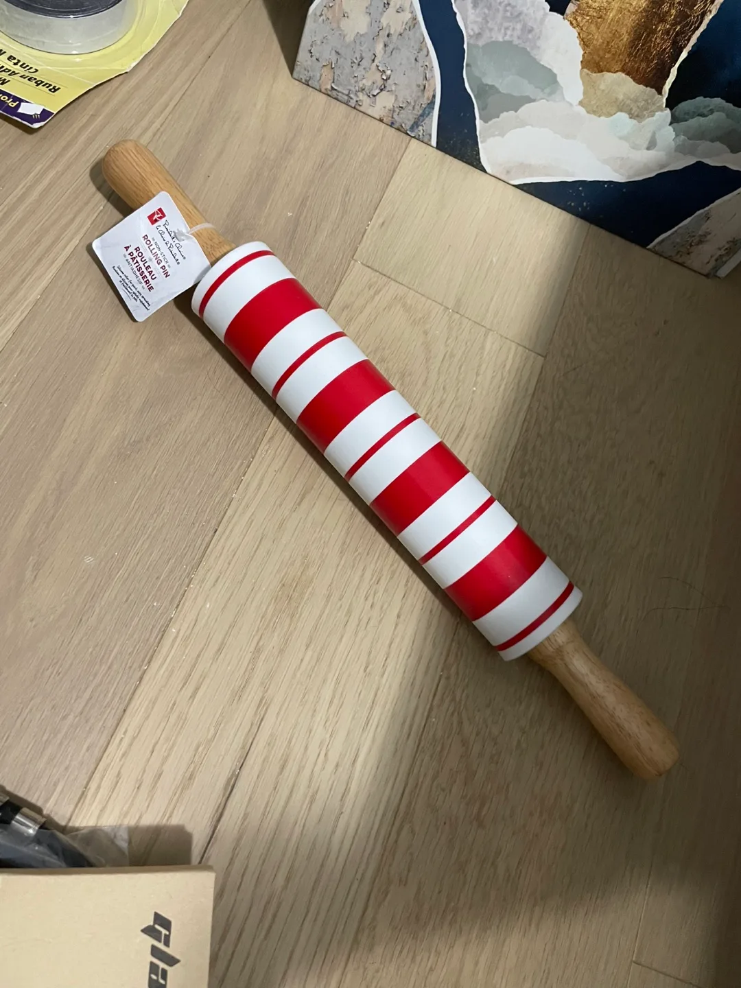President's Choice Rolling Pin - Red & White thumbnail