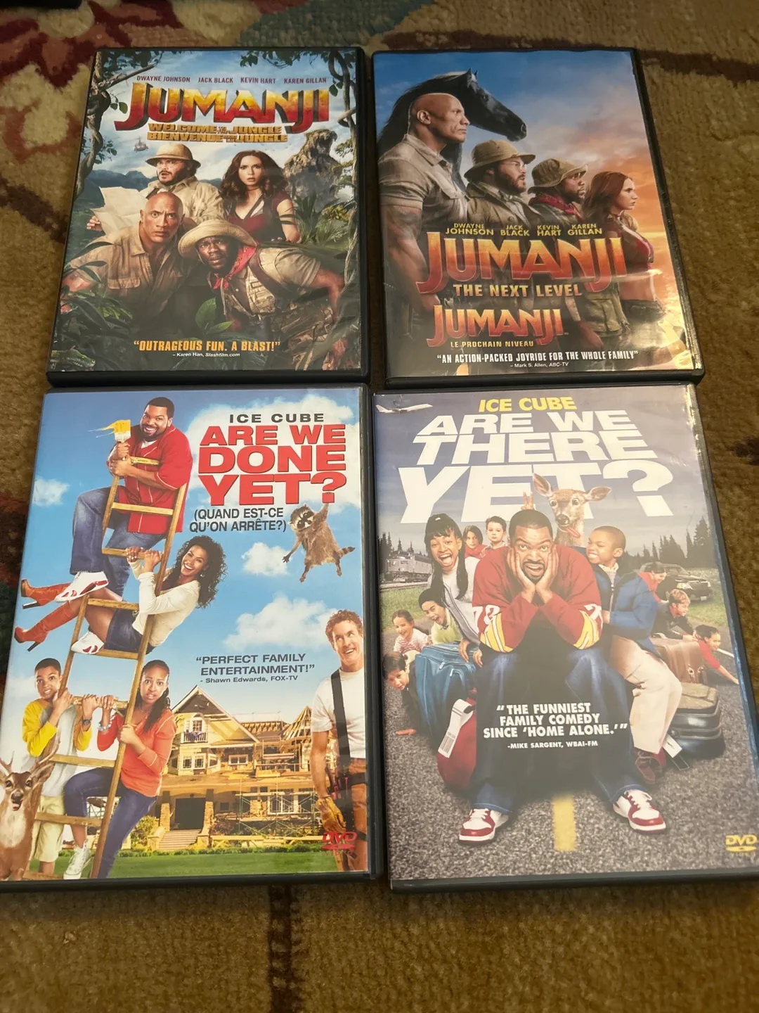 Jumanji & Ice Cube Movie DVD Bundle thumbnail
