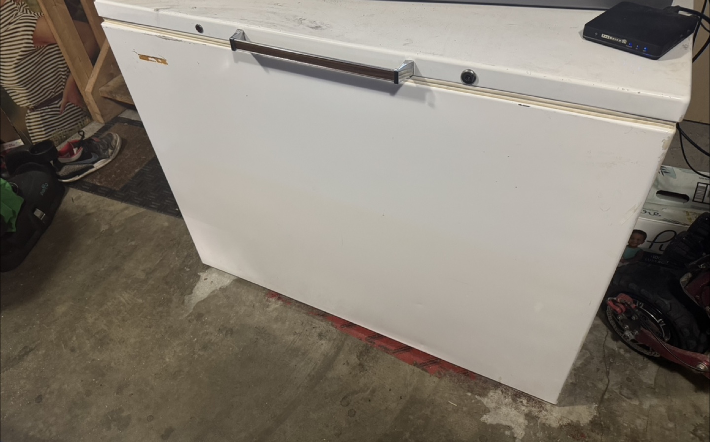 White Chest Freezer