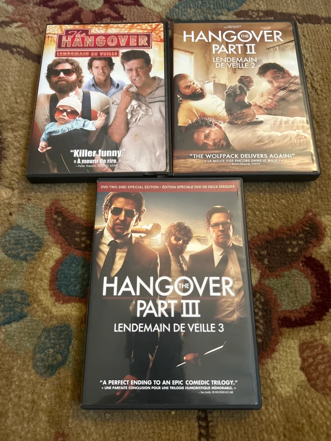 The Hangover DVD Collection - Parts 1, 2 & 3 thumbnail