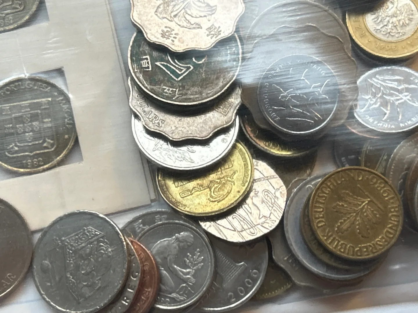 Bag of Random Coins from Different Places & Countries image indicator(2)