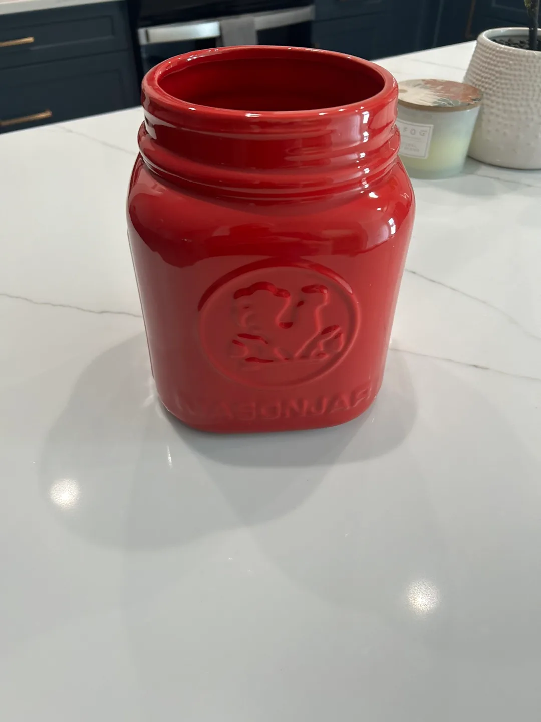 Stone wear  Red large  Mason Jar Container thumbnail