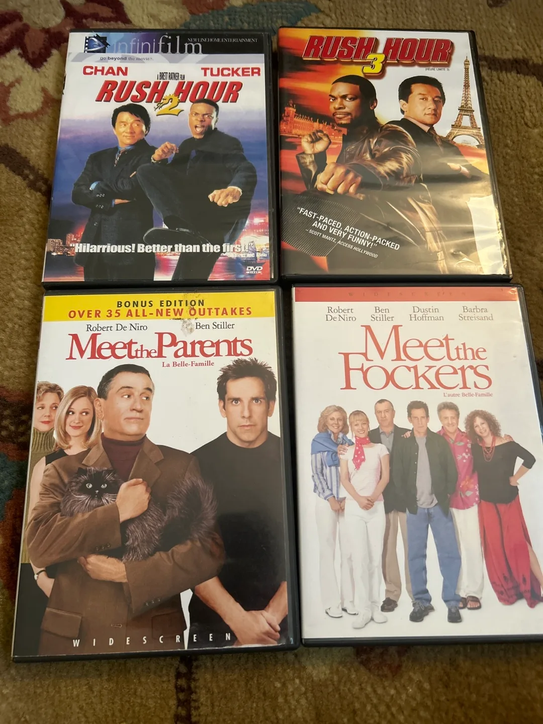 DVD Bundle: Rush Hour, Meet the Parents/Fockers thumbnail