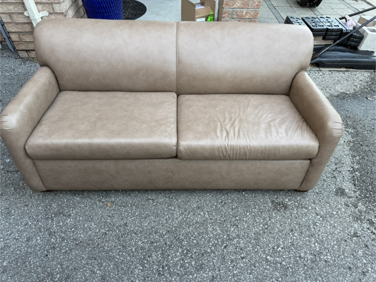 Beige Sofa Bed - Some Damage