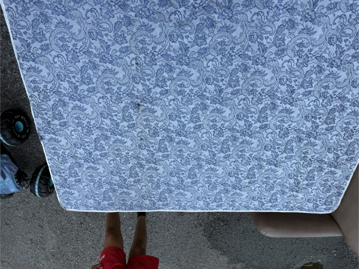 Beige Sofa Bed - Some Damage - photo 4