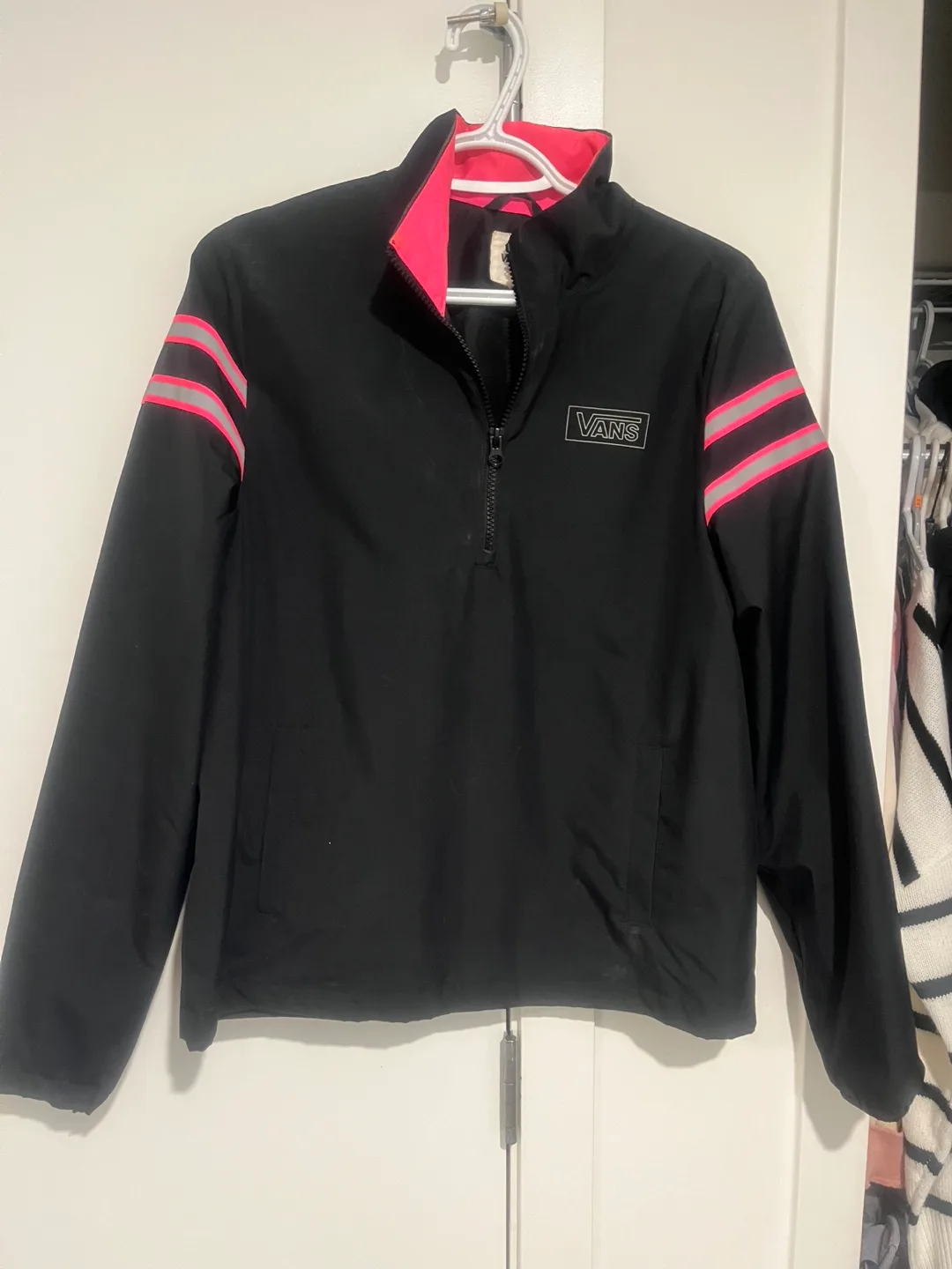 Vans Black Pullover Jacket thumbnail