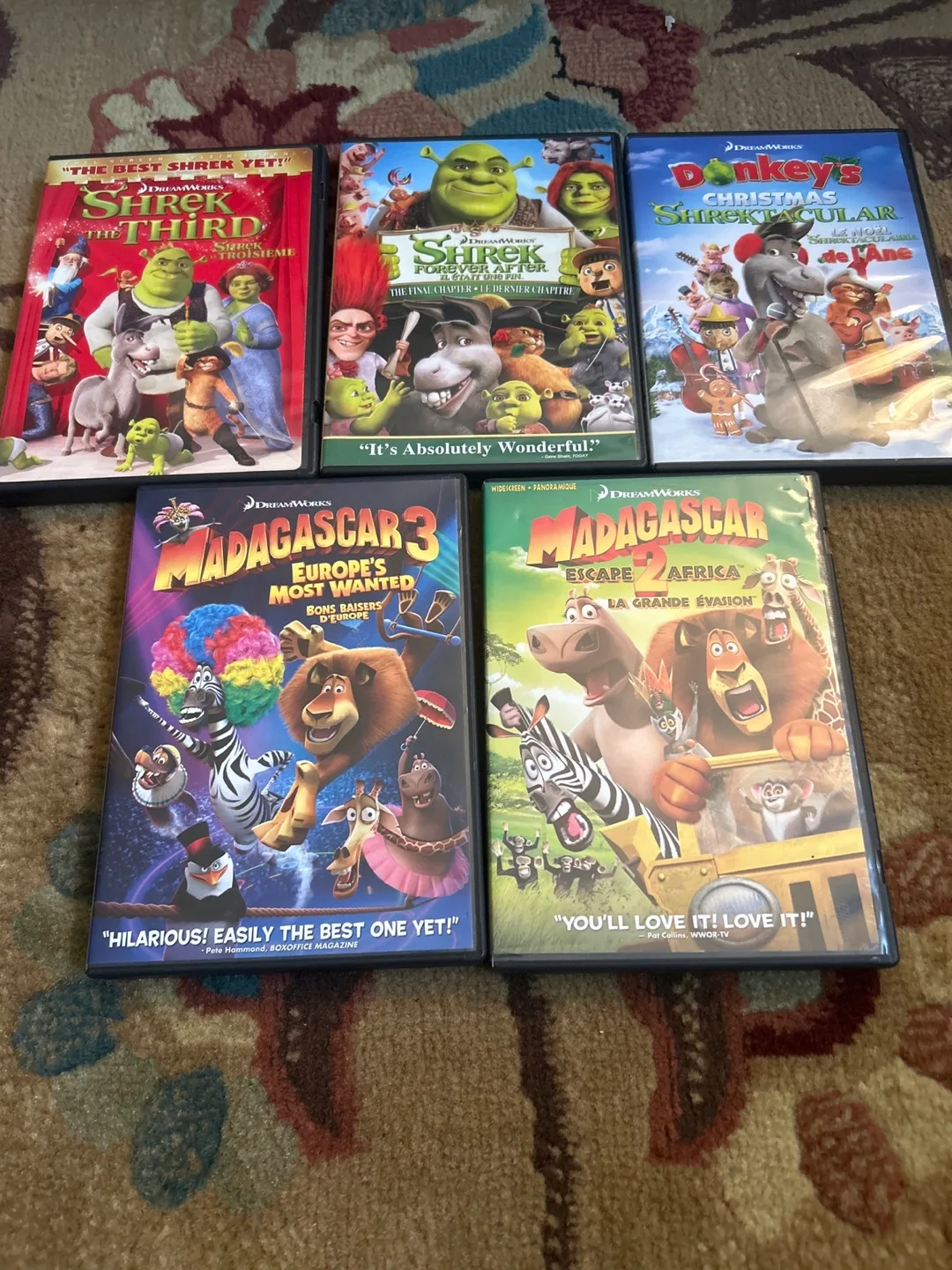 Shrek & Madagascar DVD Bundle thumbnail