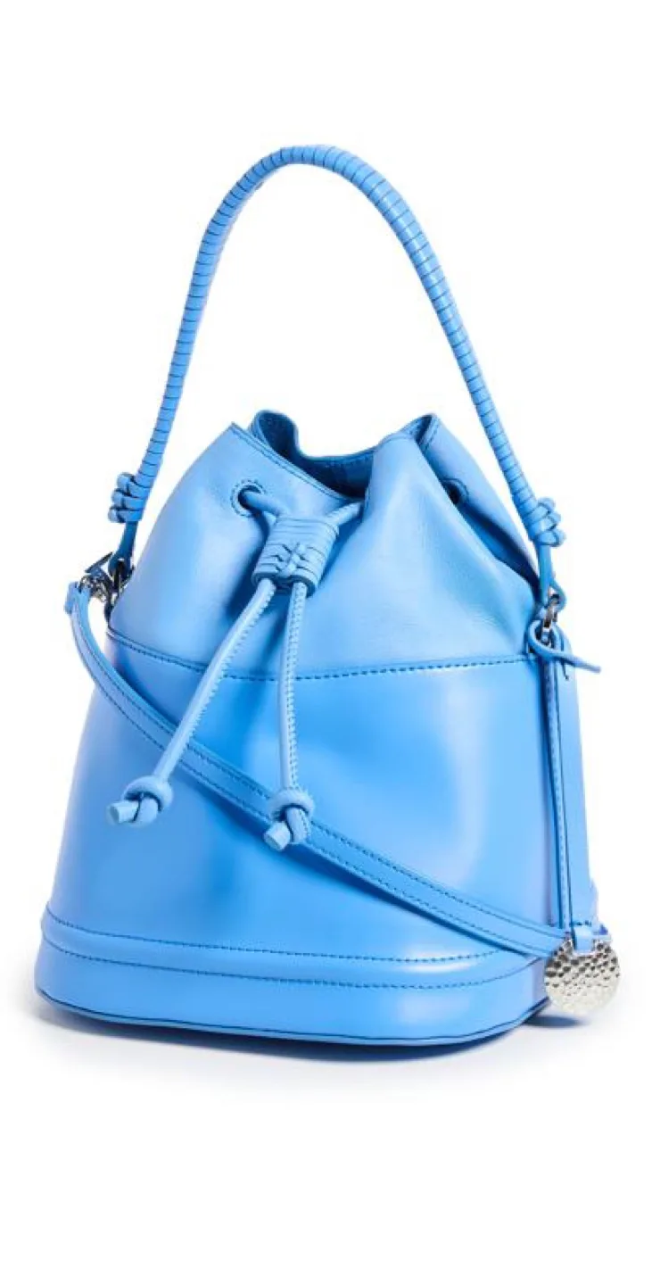 STAUD Azure Bucket Smooth Leather Bag thumbnail