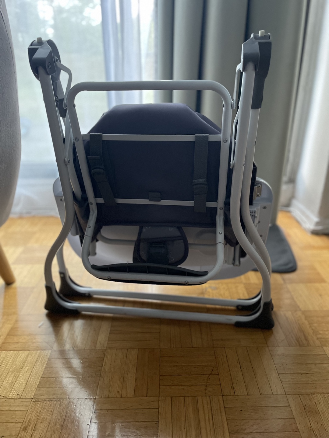 Living Basics Folding High Chair - Grey - photo 3