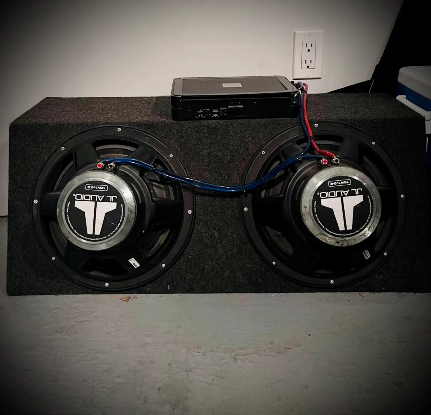 JL Audio Subwoofer with Alpine Amplifier