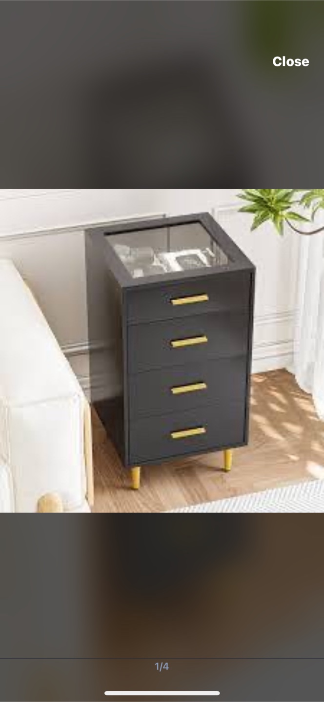 Black Display Cabinet new