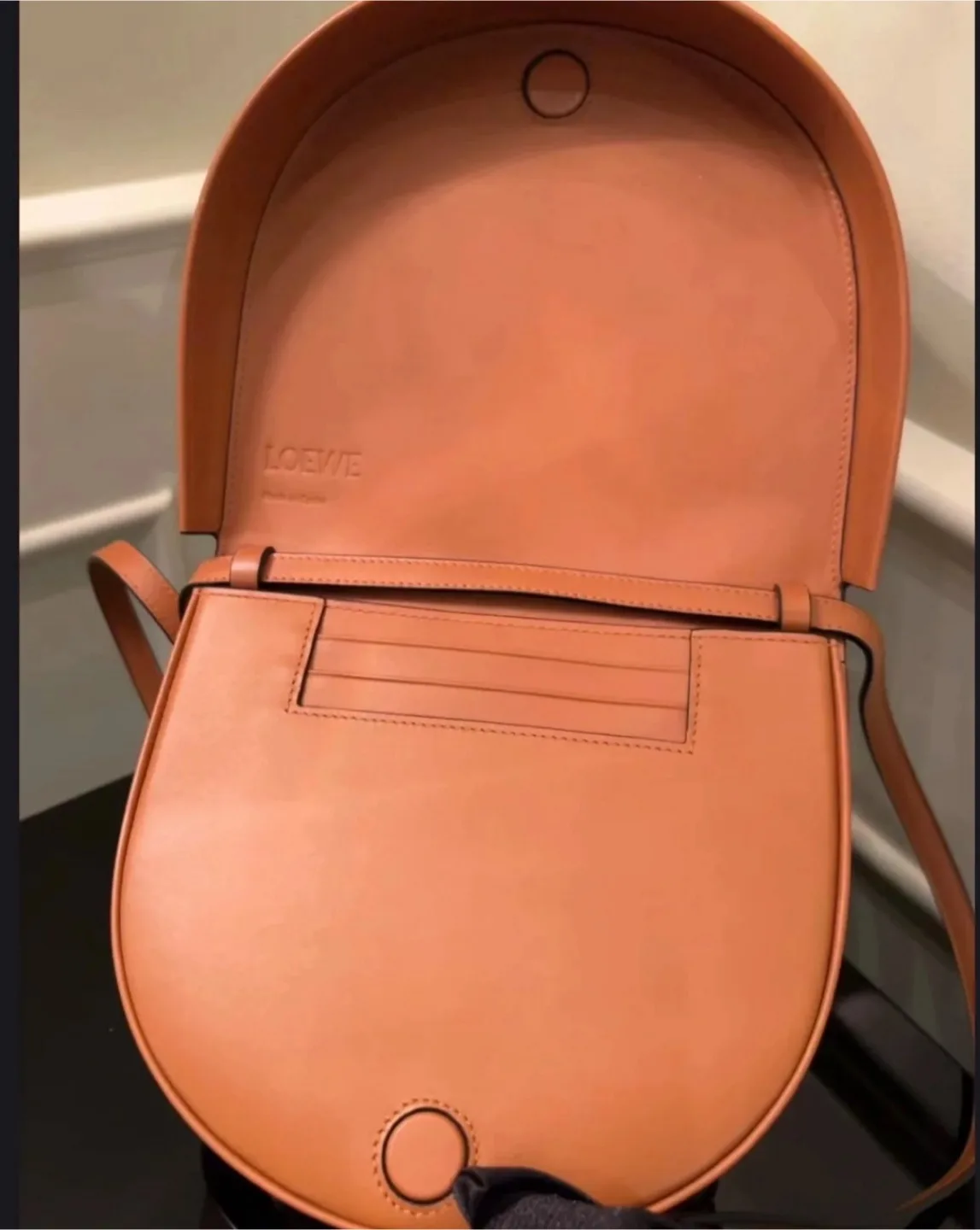 100% authentic LOEWE crossbody wallet phone bag image indicator(4)