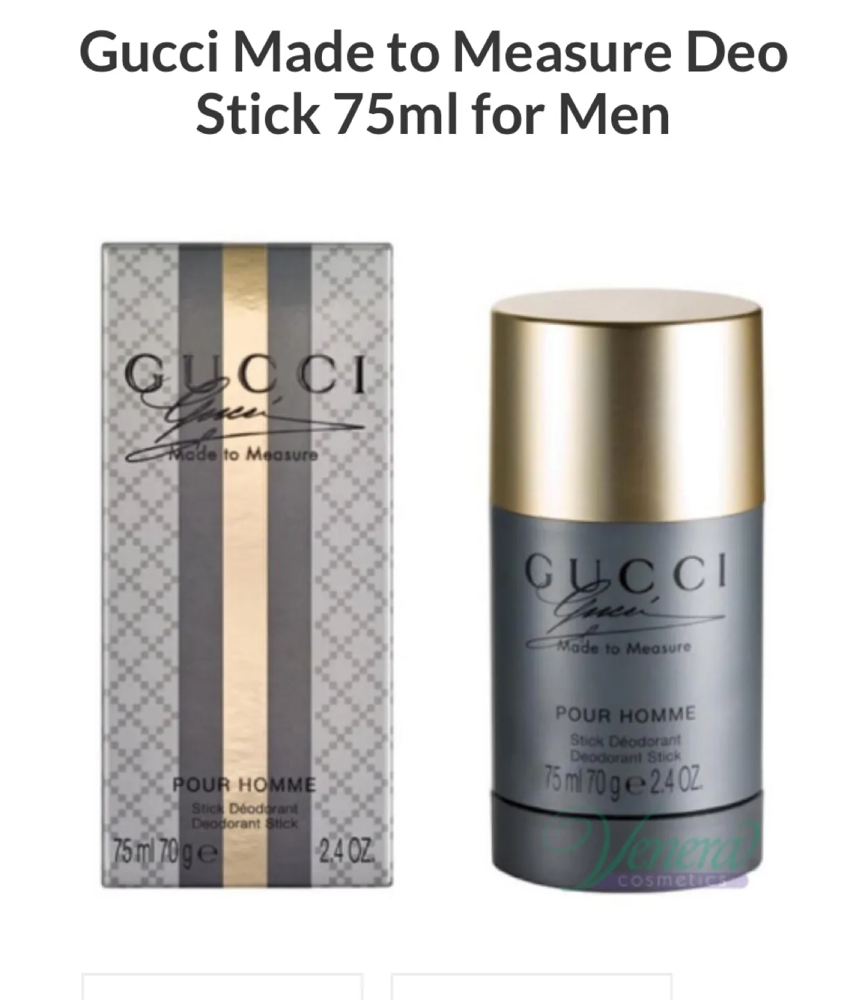 Gucci Made to Measure Deo Stick 75ml - New thumbnail