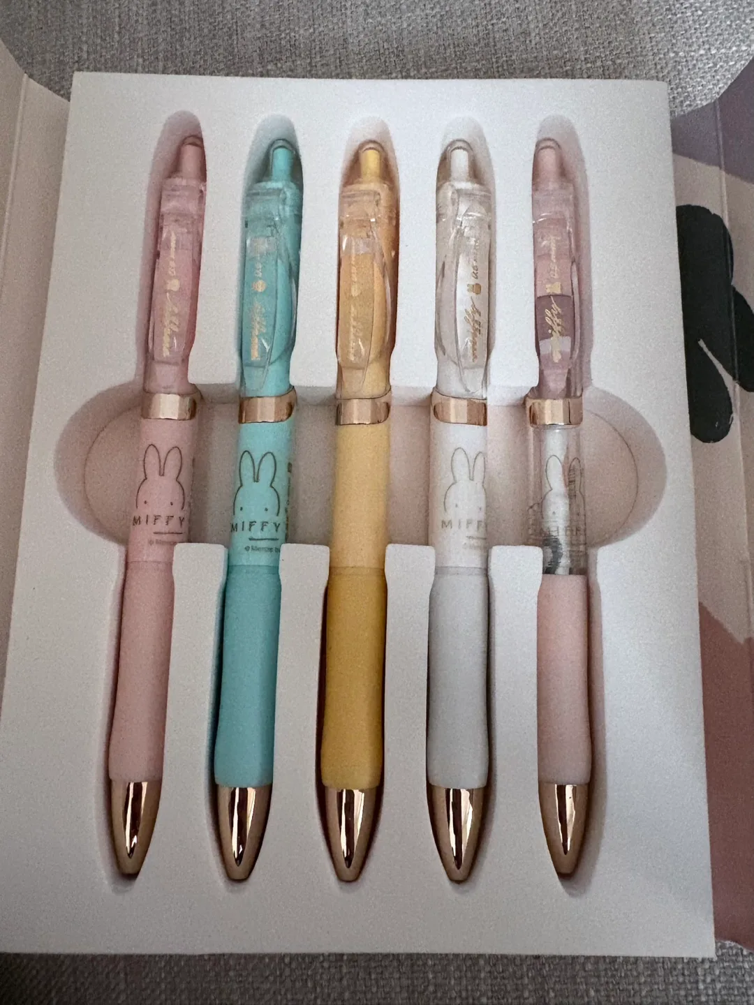 Miffy 65th Anniversary Gel Pen Set Limited Edition image indicator(5)