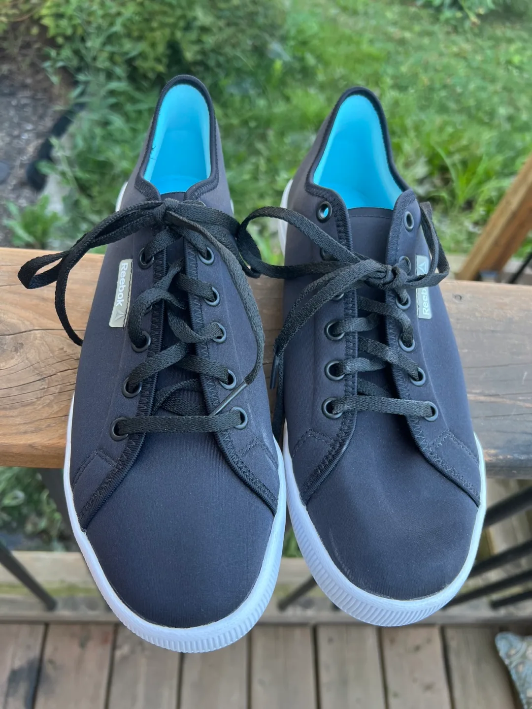 NEW Reebok Women's Black Sneakers size 10 thumbnail