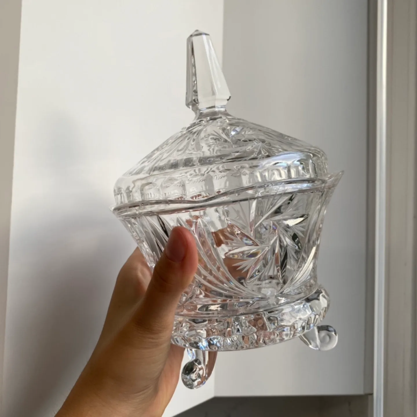 Crystal Candy Dish with Lid (2 available) image indicator(6)